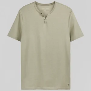 T-shirt T-GIANNI MC BLEACH KAKI
