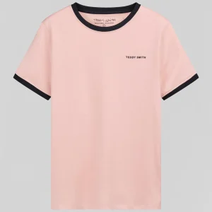 T-shirt col rond THE TEE 2 R MC JR ROSE PASTEL